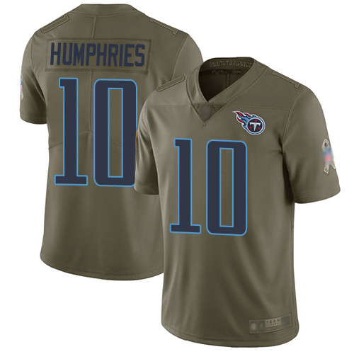 Tennessee Titans Limited Olive Men Adam Humphries Jersey NFL Football #10 2017 Salute to Service